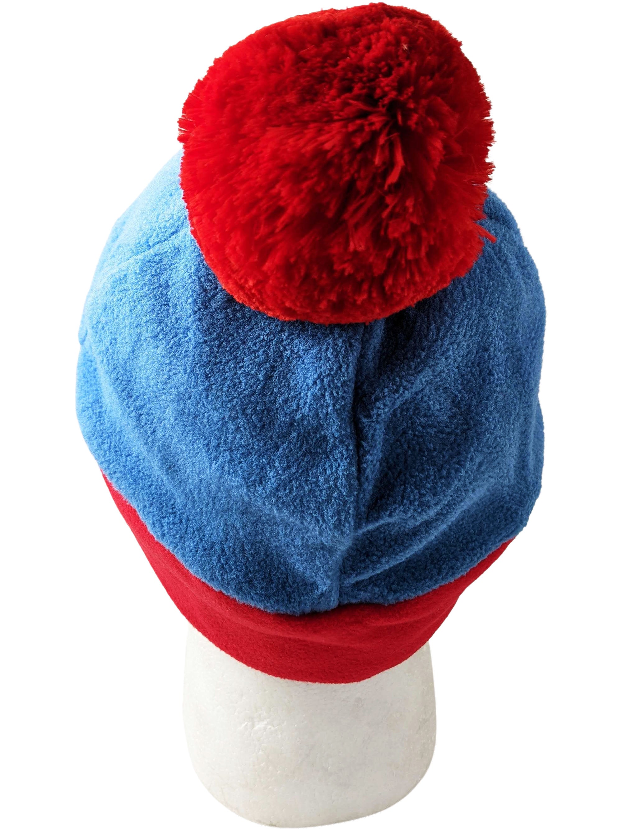 Stan Marsh Costume Hat South Park Blue Red Fleece Ski Cap TV Show Gift Cosplay
