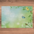 thumbnail image 6 of Ambesonne Ladybugs Jigsaw Puzzle, Spring Flowers Sunny, Heirloom-Quality Fun Activity for Family Durable Cardboard, 1000 pcs, Pale Green, 6 of 6