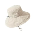 thumbnail image 6 of Voska Wide Brim Sun Hat for Men Women UV Protection Ventilated Summer Hats for Fishing Hiking Garden Beach Beige, 6 of 6