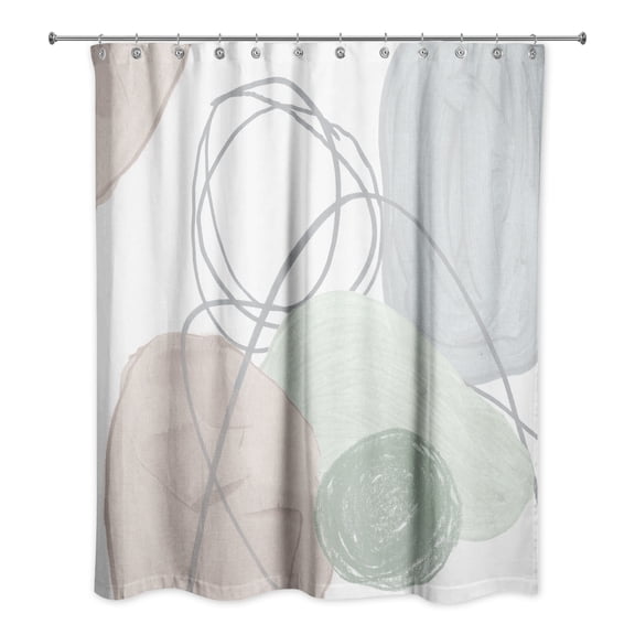 Creative Products Chic Urban Abstract II 71x74 Shower Curtain