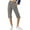 Gray-womens capri pants, variant on AGWOLF Womens Capri Pants Summer Trendy Casual Elastic Waist Cropped Trouser Fashion Resort Wear Beach Vacation Capris Clothes Peasant Pants for Women