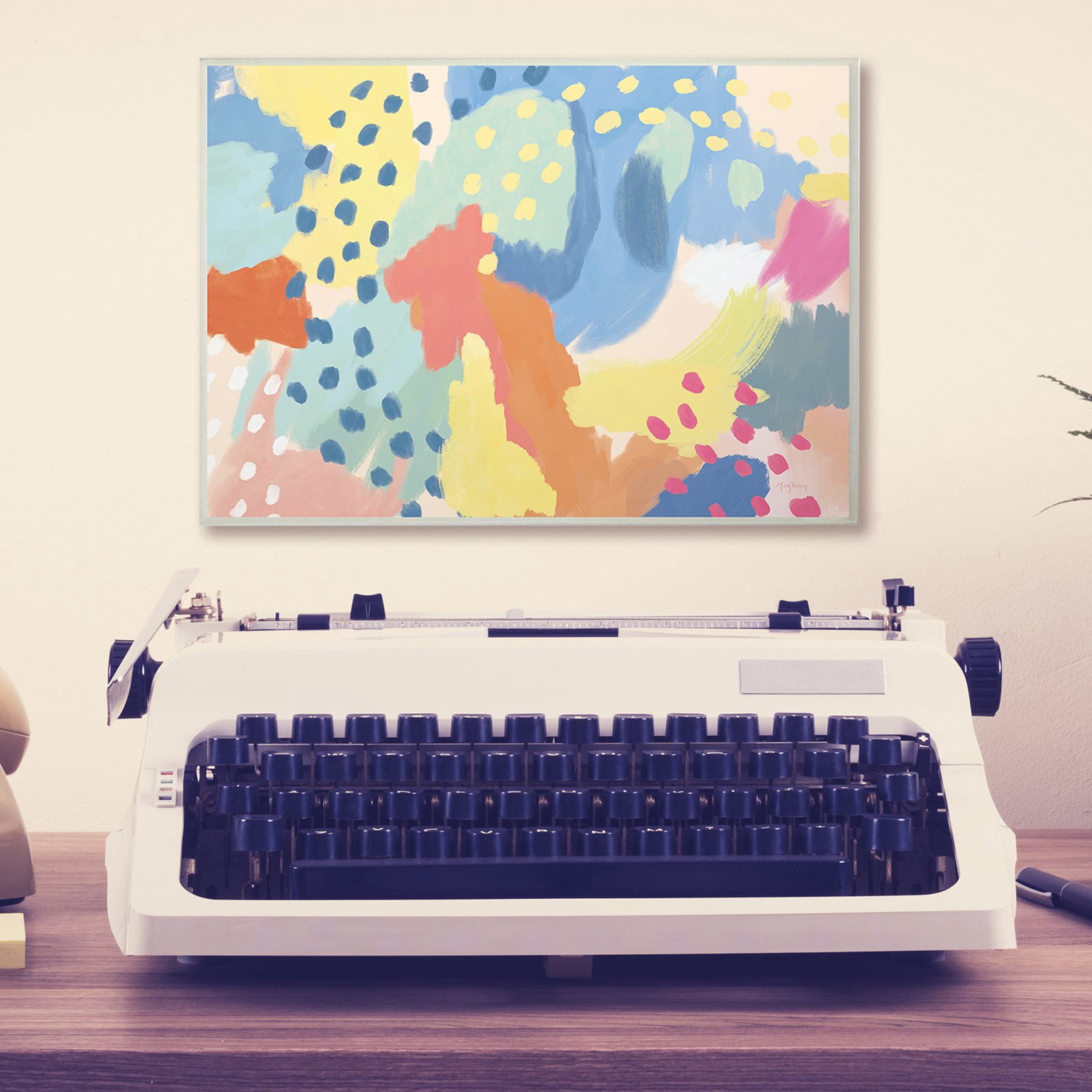 The Stupell Home Decor Collection Bright Life Abstract Colors Wall Art