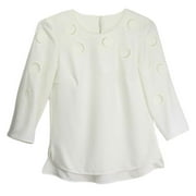 Akris Women's Cream Punto dot blouse Blouses & Shirt - 6