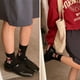 thumbnail image 5 of Minnieouse Calcetines gruesos de invierno para mujer, ropa cómoda y tela transpirable, calcetín de oso de dibujos animados, 2 piezas Medias rojo, 5 of 6