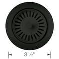 thumbnail image 2 of Color-Coordinated Metal Basket Strainer - Coal Black, 2 of 3