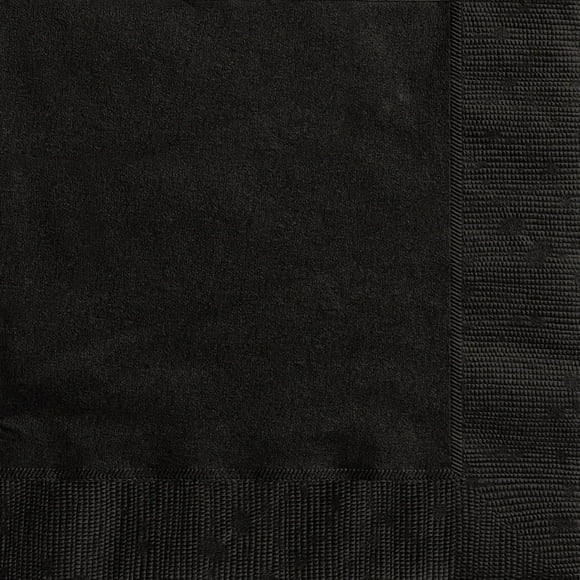 Midnight Black Lunch Napkins, 20ct, 20 Napkins, 2-Ply
