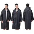 thumbnail image 5 of Rain Ponchos for Adults Reusable, 2 Pcs Raincoats Emergency for Women Men with Hood and Drawstring, 5 of 7