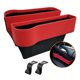 thumbnail image 4 of Conso automática Portavasos Asiento de automóvil Relleno de espacios Organizador multifuncl Caja de alenamiento para teléfonos rojo Macarena organizador de asiento de coche, 4 of 6