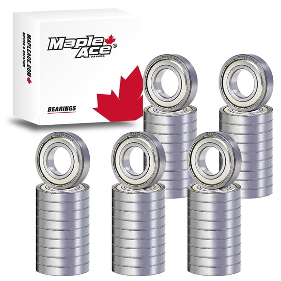 MAPLE ACE 6204-ZZ Ball Bearing Supreme Metal Shielded 20x47x14 mm, 6204 ZZ