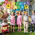thumbnail image 7 of Back to School Decorations Banner Welcome Sign Classroom Hanging Decor School Bus Pencil Theme First Day of School Party Supplies Bulletin Board Bunting Garland No DIY Needed, 7 of 7