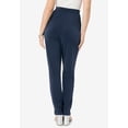thumbnail image 2 of Roaman's Women's Plus Size Ultrasmooth Fabric Straight-Leg Pant, 2 of 3