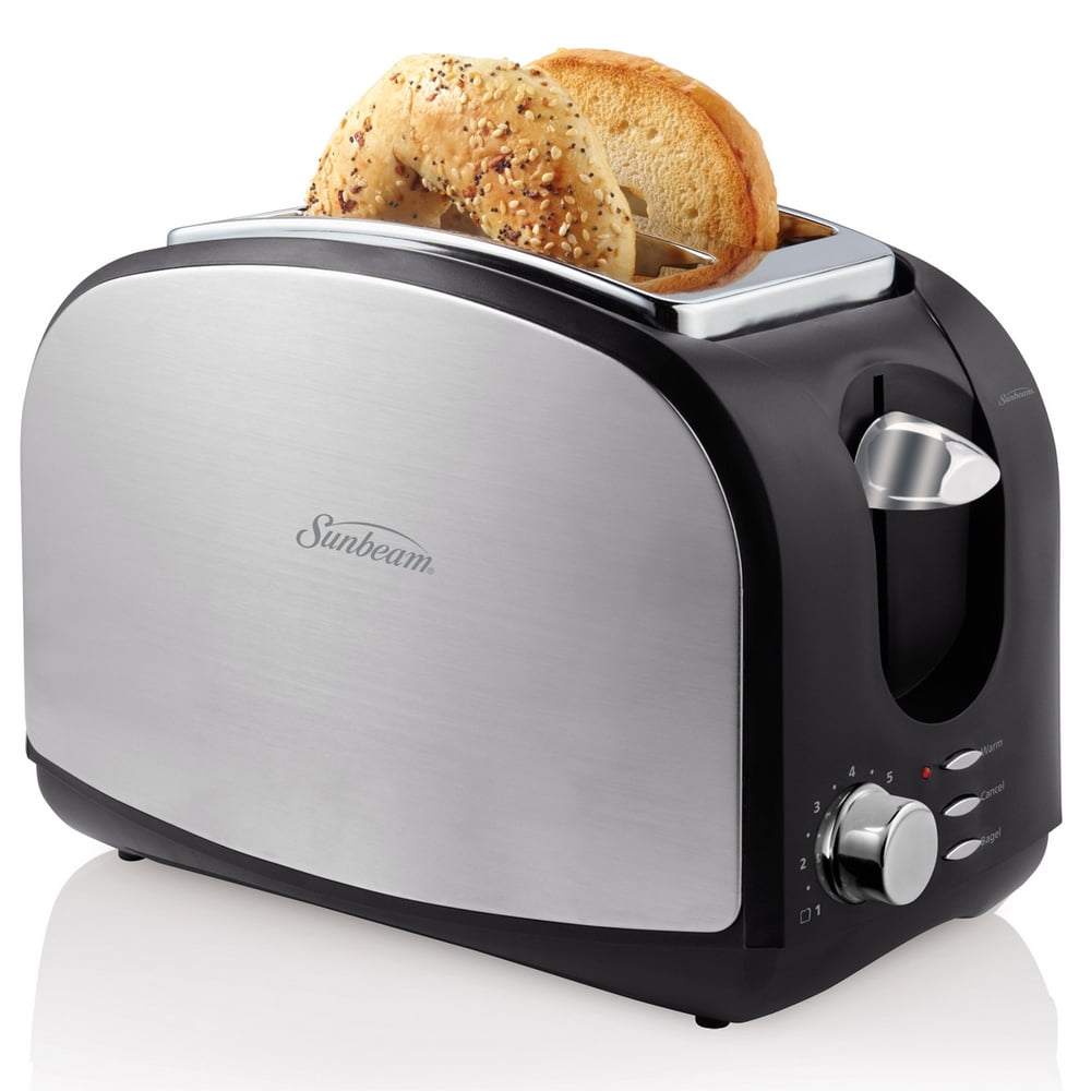 Sunbeam TSSBTRSB03 2slice Toaster Extra Wide Slots Brushed Stainless