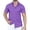 Purple, variant on Odeerbi 2024 Casual Business Shirt for Men Fashion Buttons Solid Turndown Shirt Short Sleeve Tops Pink