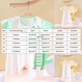 thumbnail image 3 of KPOPLK Baby Boys Romper Pajama Summer Short Sleeve Dinosaur Print One-Piece Sleep and Play PJM Bodysuit for Infant Newborn Size 6-9 Months,Green, 3 of 9