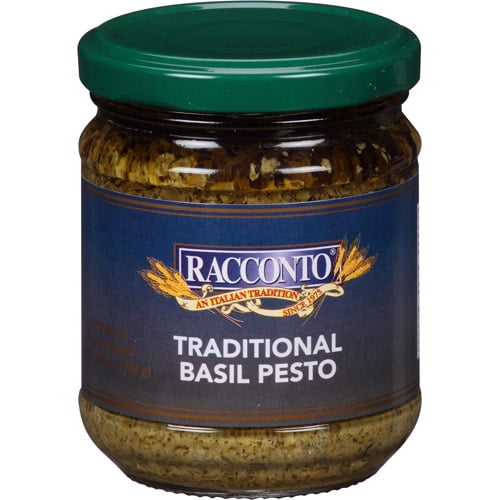 Racconto Traditional Basil Pesto Sauce, 6.3 oz, (Pack of 6)