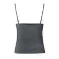 thumbnail image 6 of TrendOFT Basic Tank Tops for Women Square Neck Slim Fit Spaghetti Strap Caim Shirts Summer Y2K Going Out Fitted Top Dark Gray S, 6 of 7