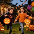 thumbnail image 7 of Halloween Decorations Outdoor Pumpkin Solar Lanterns Jack O Lantern Spooky Pattern Projection Portable Handle Waterproof Porch Patio Yard Decor Halloween Gift, 7 of 7