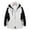 White, variant on Gytharion Mens Lightweight Punching Jackets with Detachable Hood Fashion Colorblocking Full Zip Windbreaker Coat Plus Size Casual Workout Jackets for Outdoor Hiking Travel
