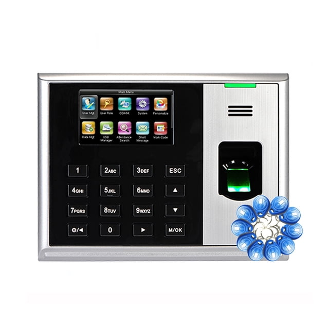 Biometric Fingerprint Usb Time Clock Office Attendance System Recorder Timing Employee Machine Reader
