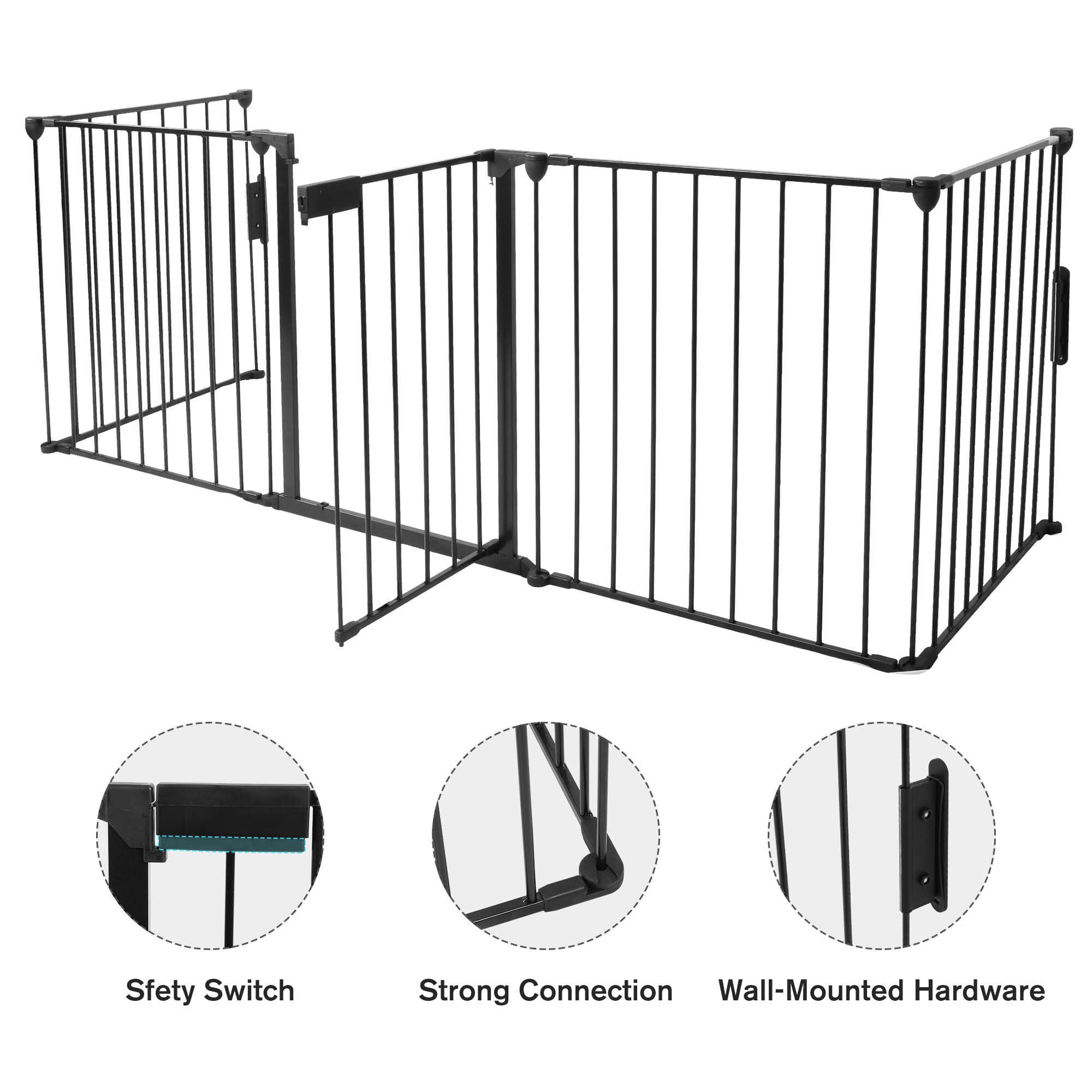 Buy IMAGE All in 1 piece 122 Inch Baby Gate Play Yard Super Wide
