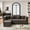 Teddy Brown, variant on BEHOST 102.5" L Shaped Modular Sectional Sofa with Extra Deep Seats, Cloud Couch for Small Living Room,Teddy Green
