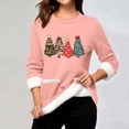thumbnail image 2 of Luvior Christmas Sweatshirt for Women Crewneck Sequin Tree Sweater Sweatshirts Colorful Graphic Shirt Xmas Holiday Party, 2 of 4
