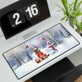 thumbnail image 3 of Hello Winter German Shepherd Football Snowman Welcome Snowy Morning Desk Mat Full Keyboard Mouse Pad Alsatian Dog Lover Gifts Large Mousepad - 01012, 3 of 5