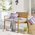 thumbnail image 3 of Modway Viewscape Outdoor Patio Ash Wood Loveseat in Natural/Taupe, 3 of 6