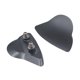 thumbnail image 3 of 2x Placas de bloqueo de espejo Accesorios de motocicleta Alto rendimiento Premium Resistente gris, 3 of 9