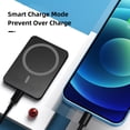 thumbnail image 6 of 5000mAh 20W Fast Charging Super Thin Full Metal Aluminum Alloy Magnetic Wireless Chargeable Power Bank Accessories for Smartphone USB Type-C Device, 6 of 10