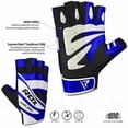 thumbnail image 4 of RDX Weight Lifting Gloves Gym Wrist Support Cow Hide Leather Fitness Exercise Bodybuilding Training, 4 of 5