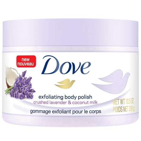 Dove Exfoliating Body Scrub Crushed Lavender & Coconut Milk 10.5 (Best Mens Body Scrub)