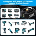 thumbnail image 4 of Batería JAUKIST BL1860B compatible con Makita, 18 V, 6 Ah, paquete de 2, 4 of 6