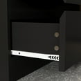 thumbnail image 6 of KULAGAGA Bookcases Organizer with LED Lights, Heavy Duty Display Cabinet with Glass Door and 2 Drawers for Living Room, 31.5" Wide, 6 of 7