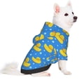 thumbnail image 5 of Cauagu Cute Yellow Rubber Ducks Pattern Winter Pet Hoodie Sweatshirts- Dog Hoodie Sweater with Leash Hole - Cute Dog Hoodie - Pet Clothes Puppy Cat Custume -Medium, 5 of 8