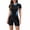 Blue, variant on Bathing Suit for Women Short Sleeve Curvy Womens Bikinis Tummy Control Push Up with Print Plus Size Slim Fit Women's Swimsuits Summer Holiday for Confidence and Comfort
