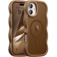 thumbnail image 1 of Magnetic for iPhone 17 Case, Compatible with MagSafe, 2025 Transparent Wave Frame Design Case Soft Edge Cover Cute Clear Matte Shockproof Protective Phone Case, 1 of 6