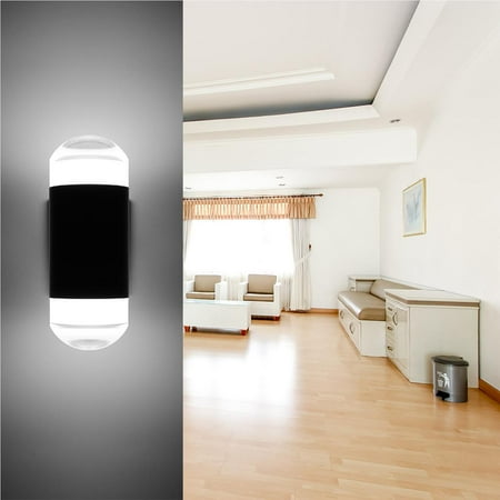 

Sailomoon LED Up Down Light Cylinder 10W Wall Lamp Sconce Round Head for Living Room Cafe Hotel Corridor