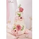 thumbnail image 3 of Ramo de seda con peonías rosas de Serwalin con flores artificiales, 3 of 8