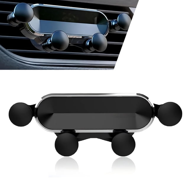 Soporte para teléfono para rejilla de ventilación del auto lekiliky con gravedad y anti-vibración