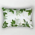 thumbnail image 3 of Tropical plant leaf cushion cover with double-sided rectangular pillowcase 30x50cm flower polyester sofa, 3 of 5