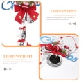 thumbnail image 6 of Gymnture 4 Christmas Bells Ornaments Door Greeter Sleigh Bell Holiday Tree Hanging, 6 of 10