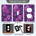 thumbnail image 3 of Light Switch Cover Switch Plate Outlet Cover Plug Cover for Electrical Toggle Switch Lavender Bohemian Pattern, 3 of 6