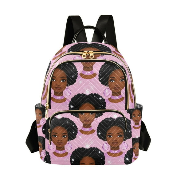 ALAZA American-6 Pattern Womens Travel Laptop Backpack Large Daypack Ladies Shoulder Bags S