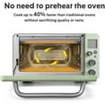 thumbnail image 5 of BUYDEEM 7-in-1 Digital Air Fryer Countertop Toaster Oven, 11QT, Mint Green, 5 of 7
