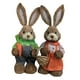 thumbnail image 3 of Figuras de Paja de Conejo de Pascua perfecl Adorno 35cm Estatuilla de conejito, 3 of 8