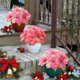 thumbnail image 1 of Poinsettia Artificial Flowers Home Decor Vase Flower Arrangement Fake Christmas Plants, Artificial Poinsettia Indoor Decor, Realistic Simulation, Long Lasting Flowers, No Maintenance, Easy Setup,, 1 of 8