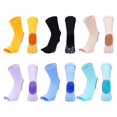 thumbnail image 2 of 6 pares de calcetines de yoga para mujer, calcetines hasta la mitad del , calcetines con tapón, botones para abdominales antideslizantes Yuyangstore Calcetines de yoga para mujer, 2 of 8