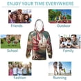 thumbnail image 5 of Disketp Colorful Axolotl Underwater Youth Hoodie Sweatshirt for Boys Girls Kids Pullover Hooded Classic Casual Essentials Hoodie-Large, 5 of 6