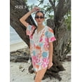 thumbnail image 2 of Vestido de playa con cuello en V y encaje Ekouaer con cuello en V, 2 of 6